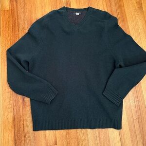 Express V-Neck Everyday Performance Lambs  Wool Sweater Size XL (j5j